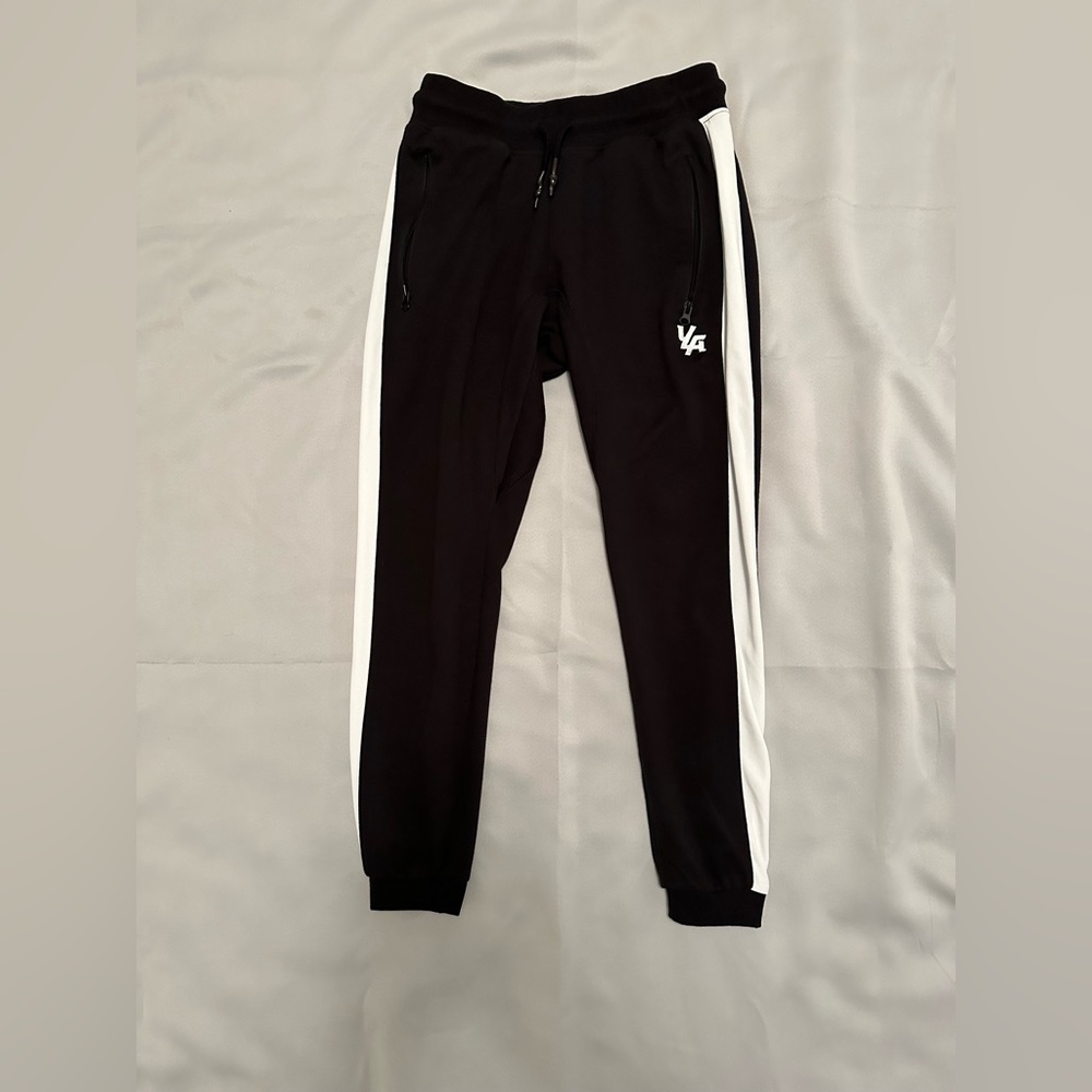 YoungLA Mens Medium Joggers - Black & White
